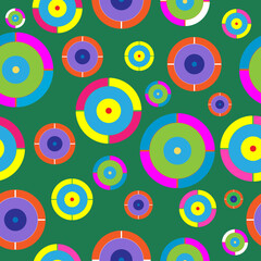 Fototapeta premium seamless pattern with circles