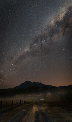 milkyway over the mountain