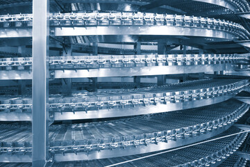 Metal tape belt of automatic conveyor