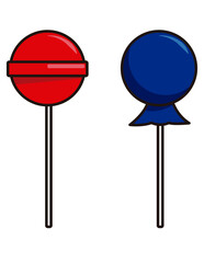 lollipop on a white background vector