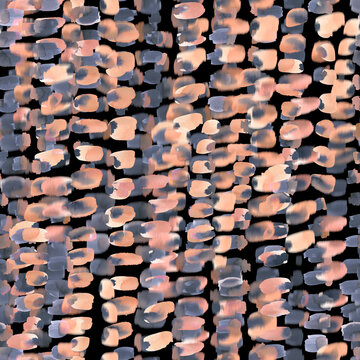 Seamless pattern hand drawn with a brush. Abstract brushstrokes.