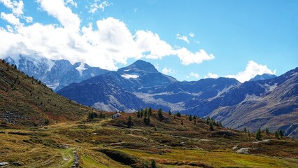 Schweiz Simplon Pass Alpen Gletscher