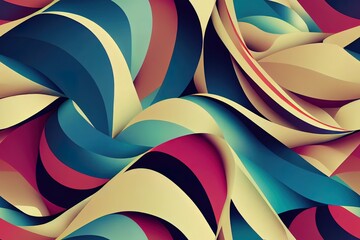 Abstract warped Diagonal Striped Background. 2d curved twisted slanting, waved lines pattern. Brand new style for your business design