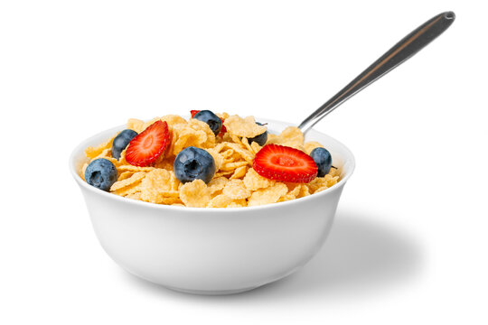 Healthy Homemade Oatmeal with Berries for Breakfast