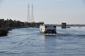 Rzeka Nil piękne widoki z Egiptu
