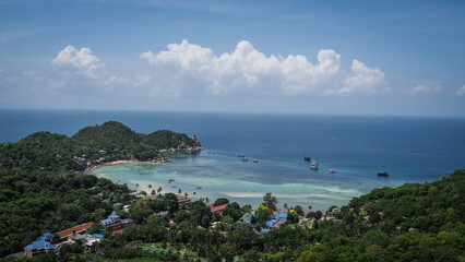 Fototapeta na wymiar Koh Tao Island in Thailand, Asia