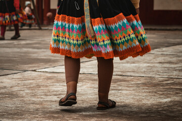 Andean woman skirt