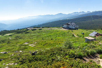 Amazing Landscape of Rila Mountain near The Seven Rila Lakes, Bulgaria