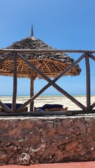 beach hut on the beach