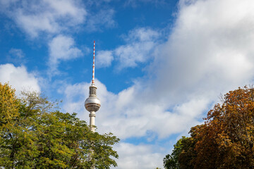 Obraz premium Fernsehturm, Berlin