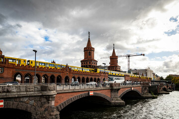 Oberbaumbrücke, Berlin - obrazy, fototapety, plakaty