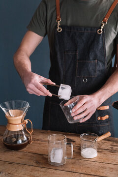 Barman Preparing Coffee