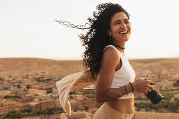 Young moroccan photographer