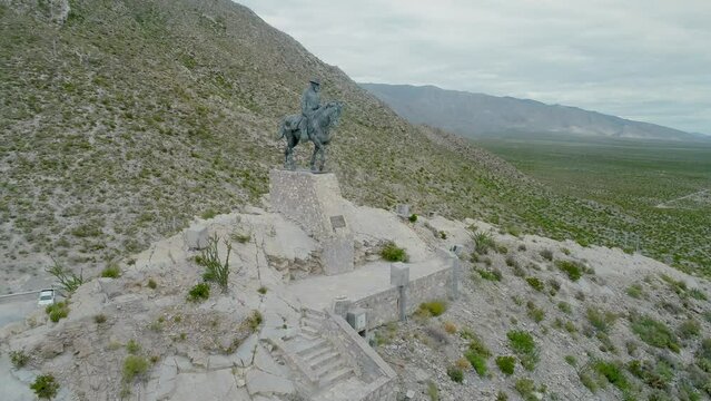 Historic Sculpture in Cuatro Cienegas, Mexico