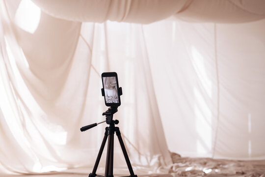 Prepared devices for creating content in studio 