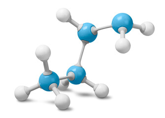 Science Molecular DNA Model Structure on background