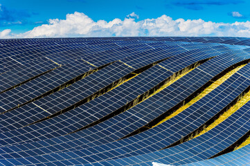 Puimichel. France. Alpes-de-Haute-Provence. Les Mees. Solar farm