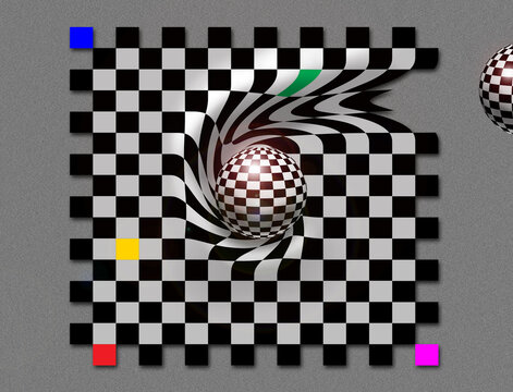 Deformation - Ordnung und Chaos - Raumkr&uuml;mmung - Gravitation