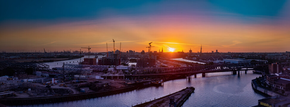 Sunset Hamburg
