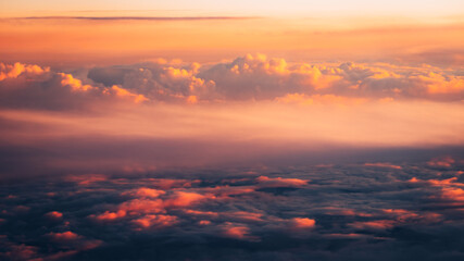 sunset in the clouds