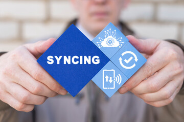 Cross-device syncing, cross-device synchronization and operation concept. Sync Data Cloud....