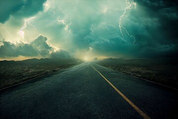 End of the world on a road to nowhere 