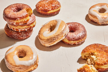 Assortment Of Glazed Donuts