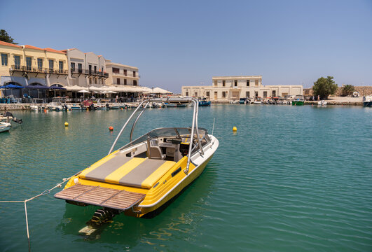 Boat In City Harbour