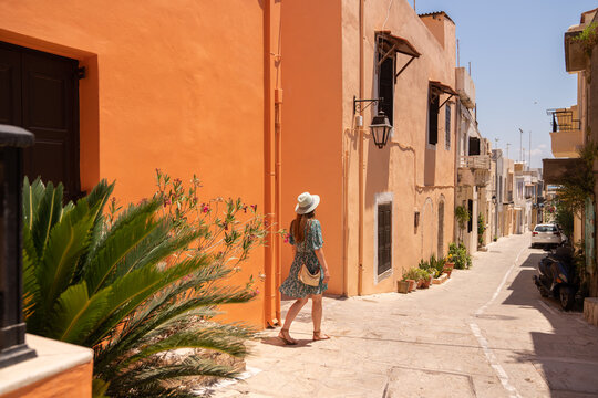 Woman Walking On The Street