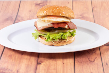 Burguer egg