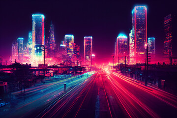 Obraz premium Cybercity