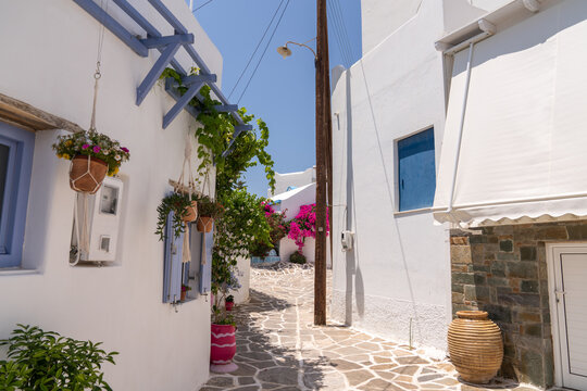 Street In Paros Island, Greece