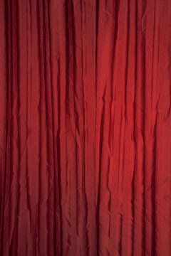 Red curtain