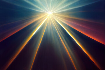 Abstract background, Beautiful rays of light.