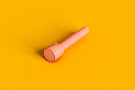 a pink torch. search concept
