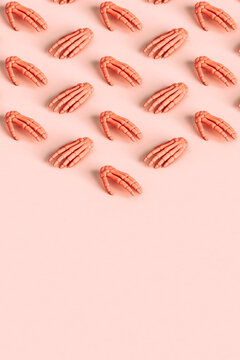 isometric view of pink skeleton hands