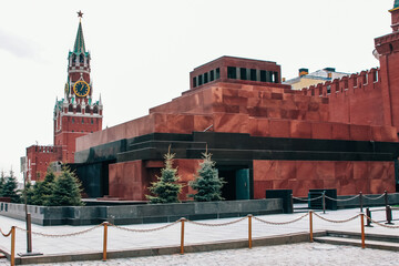 Obraz premium Nature, sights, architecture and life of the city of Moscow