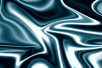 Obraz premium Blue satin background. Blue silk or satin luxury fabric texture can use as abstract background.