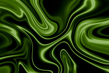 Green satin background. Green silk or satin luxury fabric texture can use as abstract background.