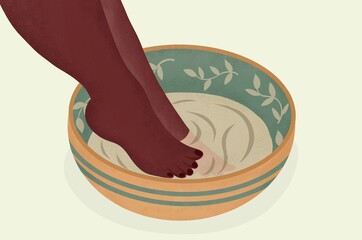 A Luxurious Foot Bath