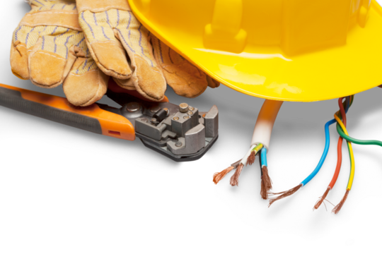 Electrician, Work Tool, Power Cable. - Powered by Adobe