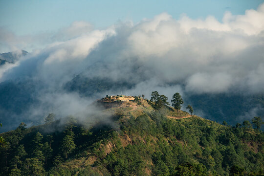 Mountain scenery Thai-Myanmar border