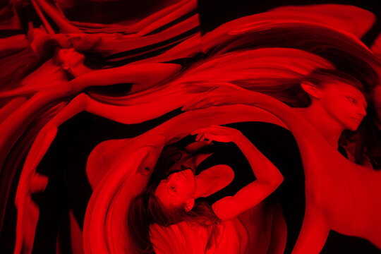 A whirlpool of hands