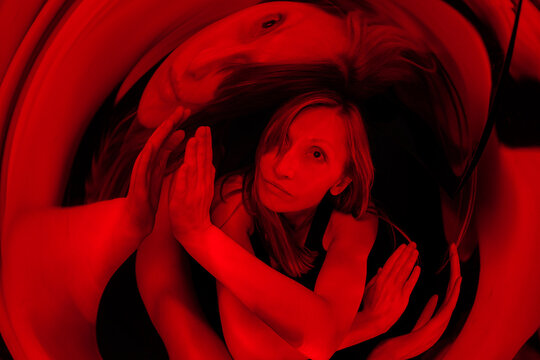 Reflection in a circle.