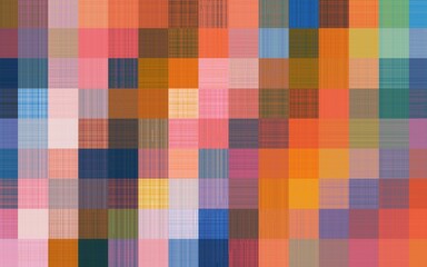 Colorful plaid seamless pattern. Gingham seamless background pattern. Seamless colorful herringbone texture for scarf, shirt, flannel, and classic fabric design.