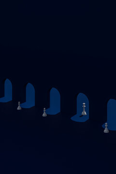 Chess pawns