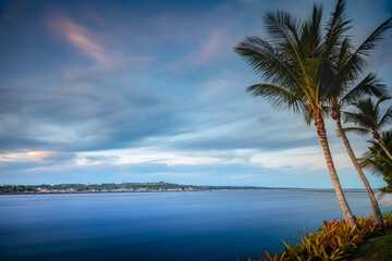 Idyllic Beach in Porto Seguro at sunset, Bahia, Northeastern Brazil