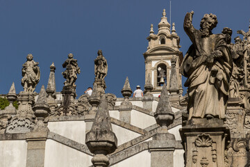 Santuário em Braga, Norte de Portugal e suas escadarias