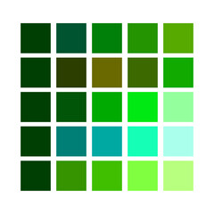 green palette. Gradient background set. Pattern for print design. Vector illustration. stock image.
