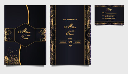 luxury wedding invitation cards